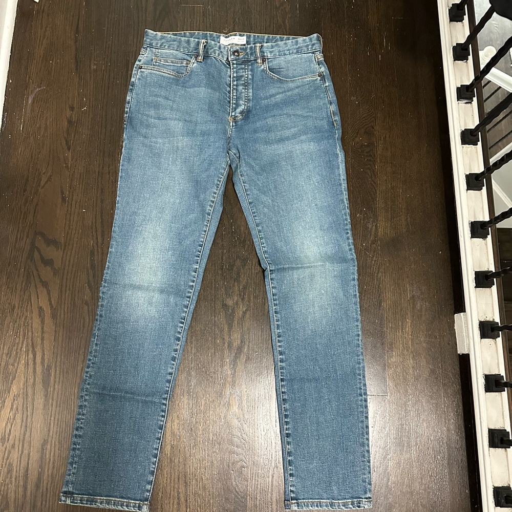 Topman Light Blue Slim Jeans